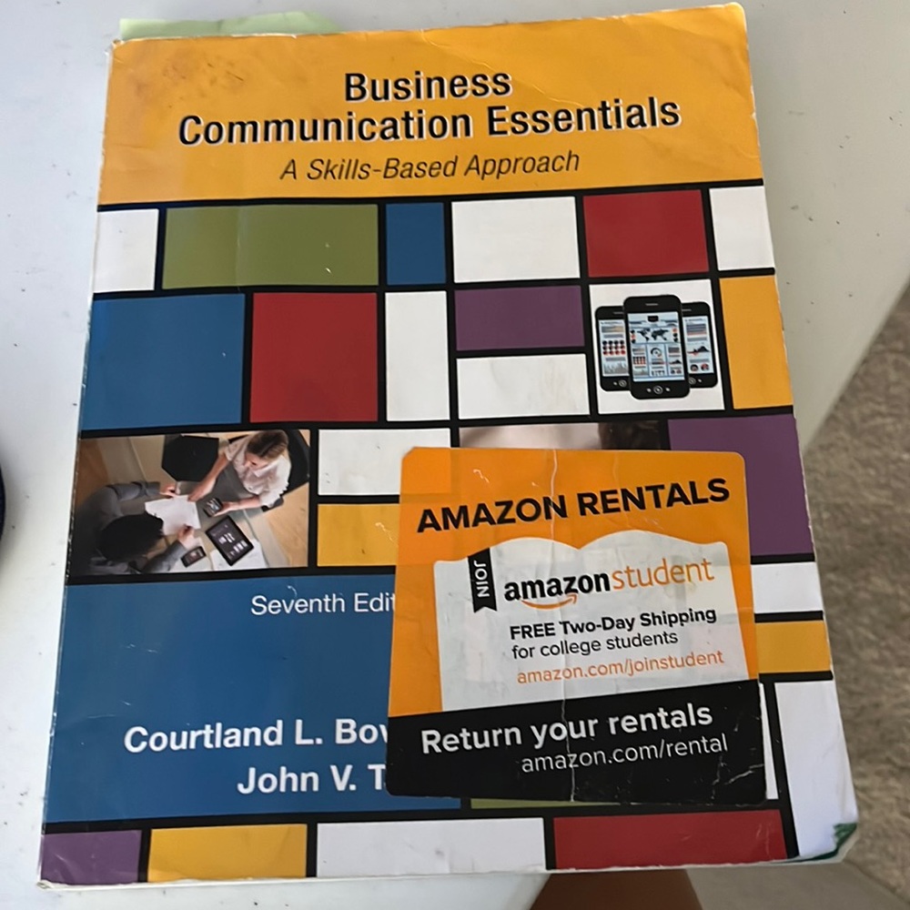 Business Communication Essentials Textbook